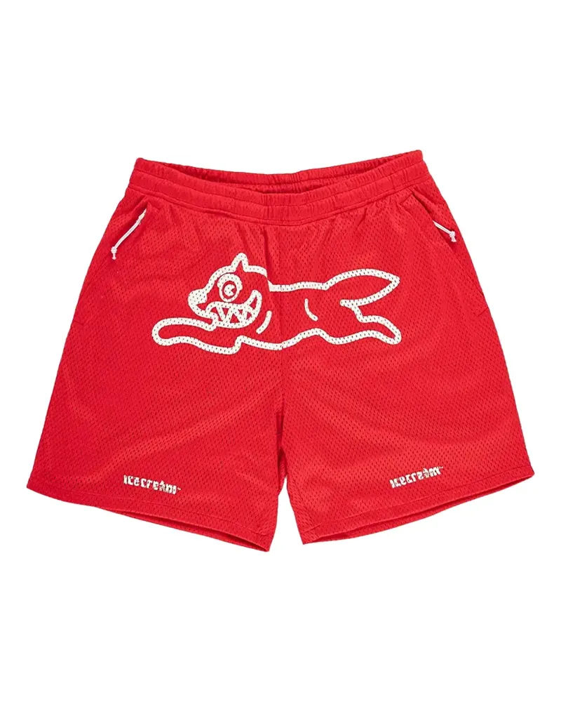 ICECREAM Slurpee Shorts mit Logo - Rot Rot