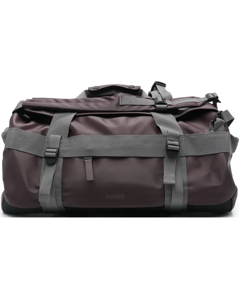RAINS embossed-logo holdalls bag - Violett Violett