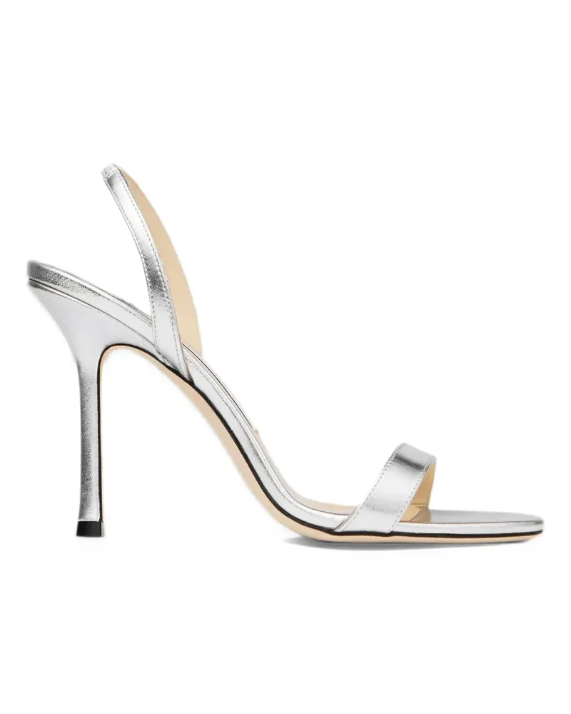 Jimmy Choo Jenn 100 Sandalen - Silber Silber
