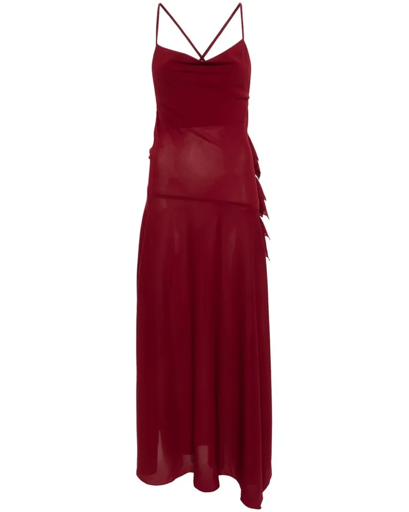 RXQUETTE Sangria Midikleid Rot