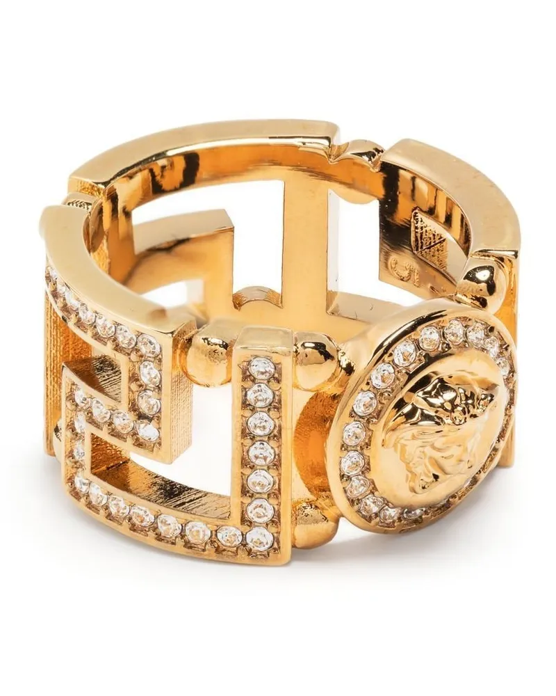 Versace Greca Ring Gold