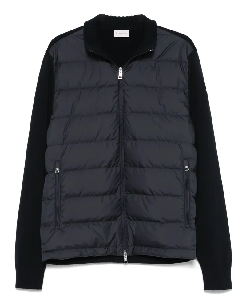 Moncler Gefütterte Jacke mit Reißverschluss - Blau Blau