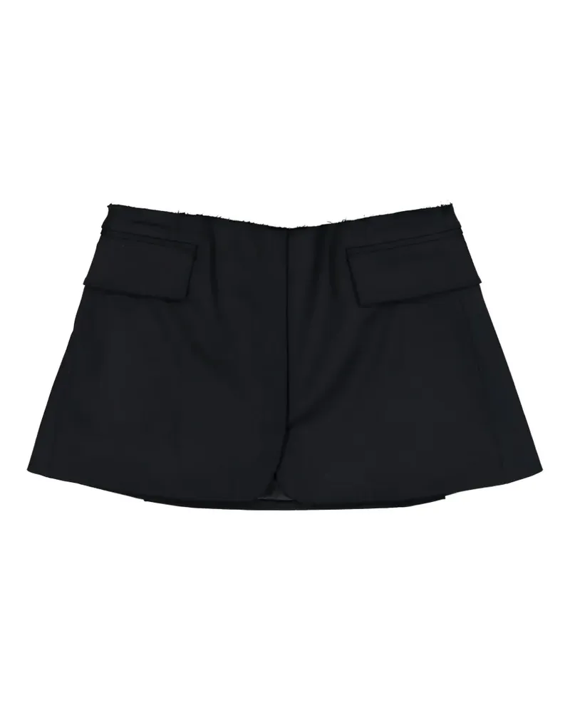 VETEMENTS deconstructed mini skirt - Schwarz Schwarz