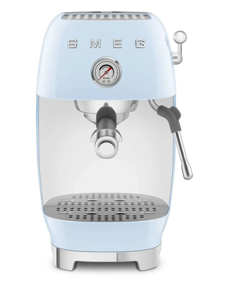 Smeg Kompakte Portafilter Kaffeemaschine (36,4cm x 20,5cm) - Blau Blau