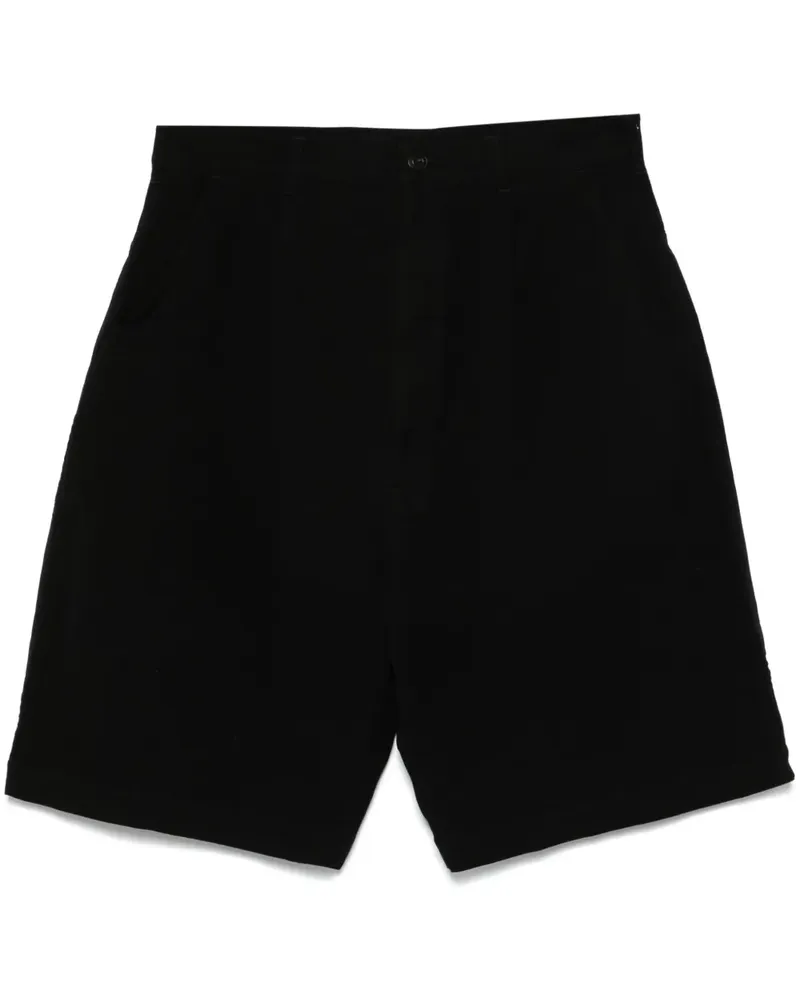 Junya Watanabe Bermudas mit Falten - Schwarz Schwarz