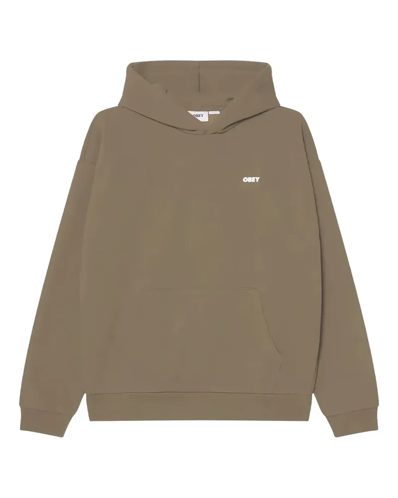 Obey Hoodie mit grafischem Print - Braun Braun