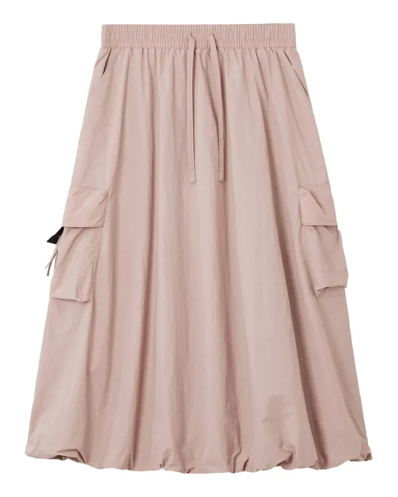 Izzue A-Linien-Rock mit Taschen - Rosa Rosa