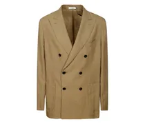 Doppelreihiger Anzug - Braun