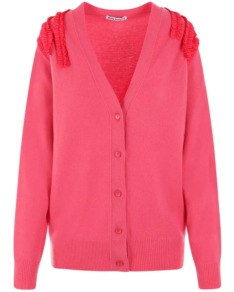 Molly Goddard Sally Cardigan Rosa