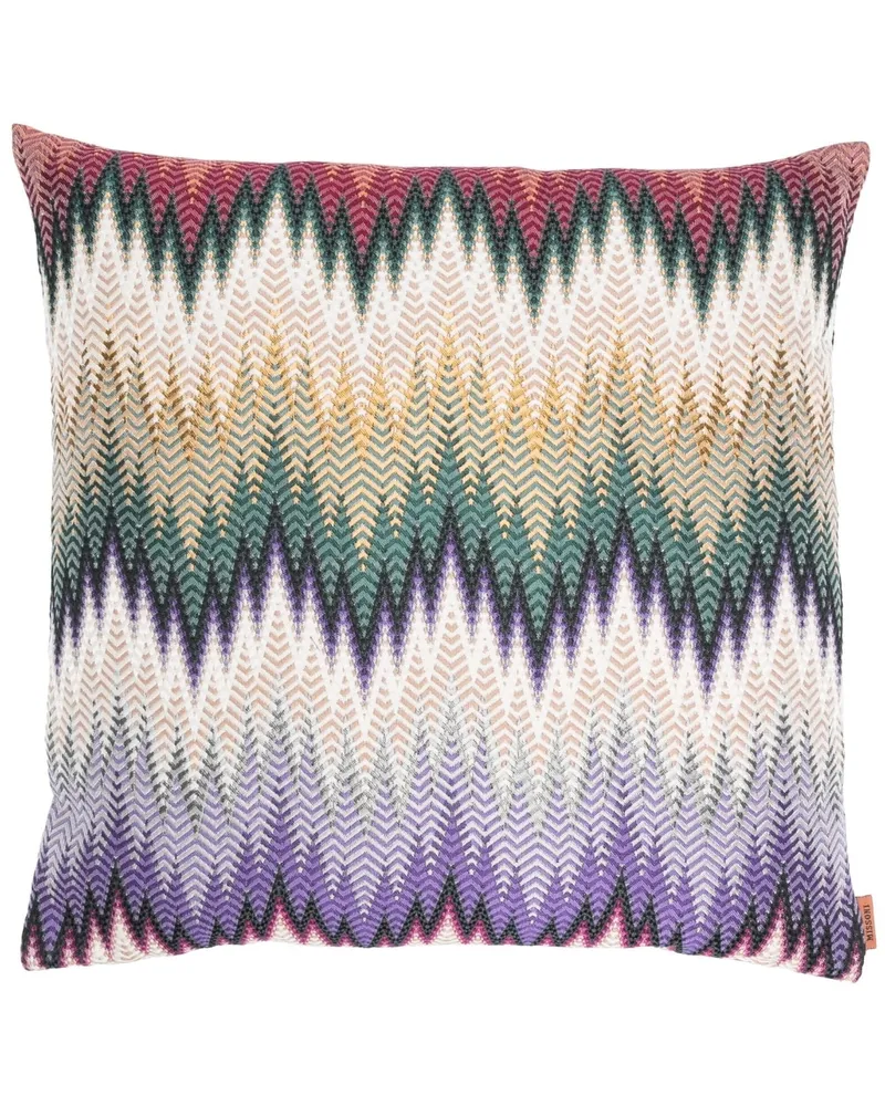 Missoni Home Kissen mit Zickzackmuster - Weiß Weiß