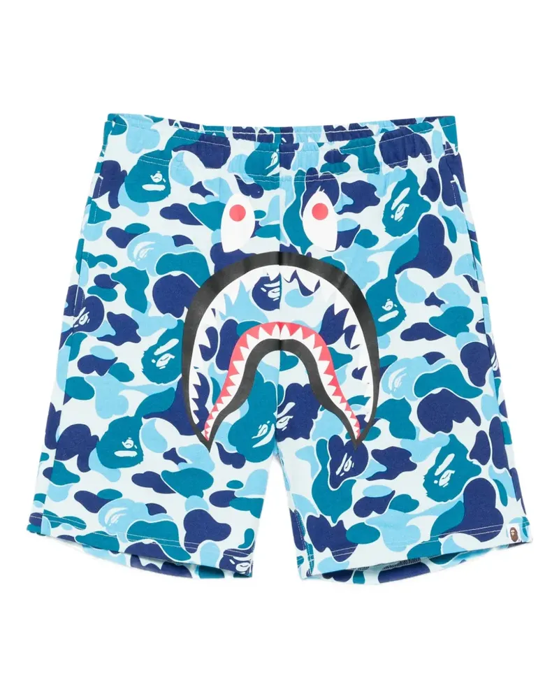 BAPE Shark ABC Camo shorts - Blau Blau