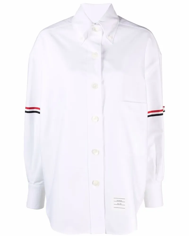 Thom Browne Hemd mit Knöpfen - Weiß Weiß
