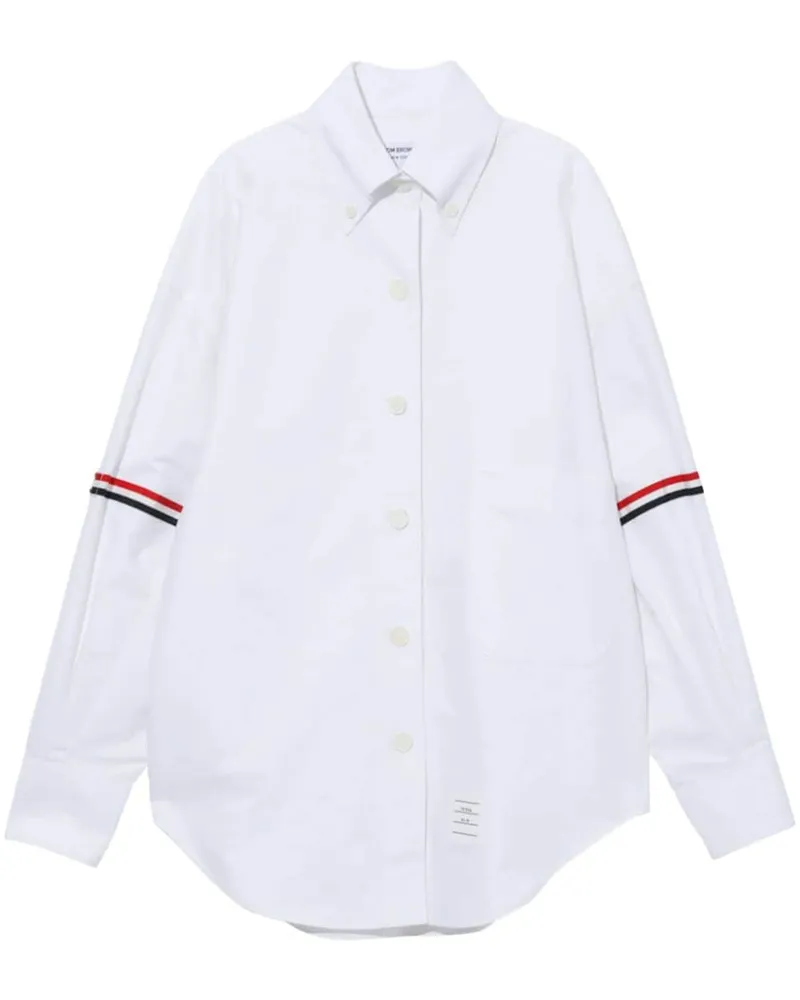 Thom Browne Hemd mit Knöpfen - Weiß Weiß