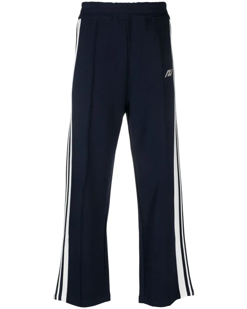 AUTRY Gerade Jogginghose mit Logo-Print - Blau Blau