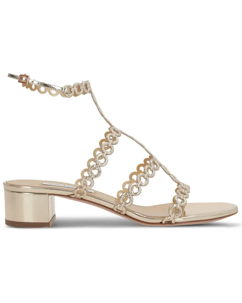 Aquazzura Infinity Chain Sandalen - Gold Gold