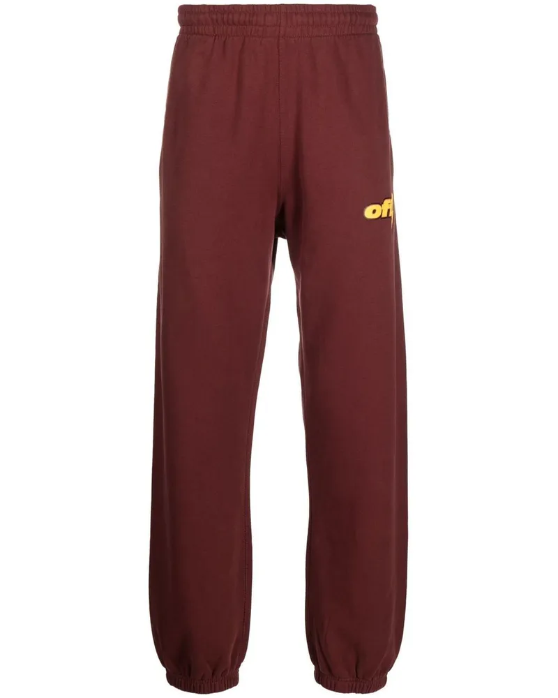 OFF-WHITE Thunder Stable Jogginghose - Rot Rot