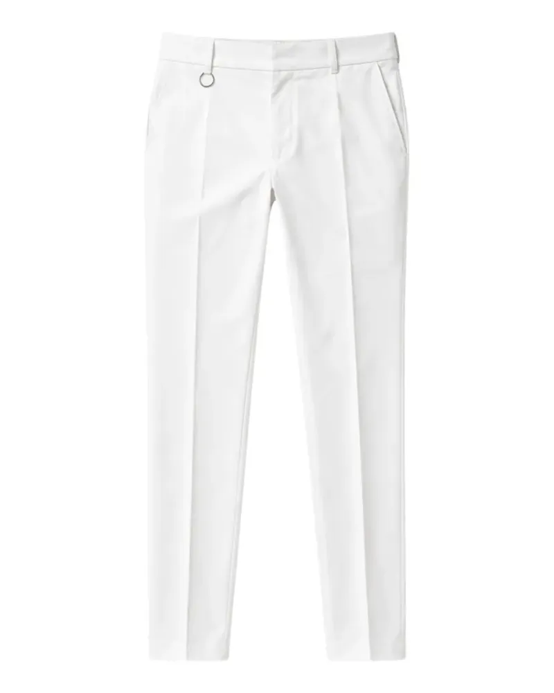 Paolo Pecora Milano Kyoto Hose mit Ringdetail - Weiß Weiß