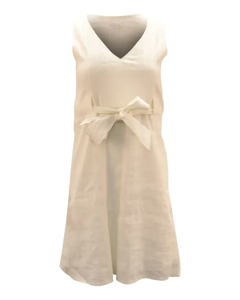 Theory Alfa Minikleid mit V-Ausschnitt - Nude Nude