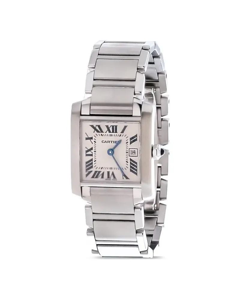 Cartier 2000'S-2010 Roman Tank Francaise 25mm - Weiß Weiß