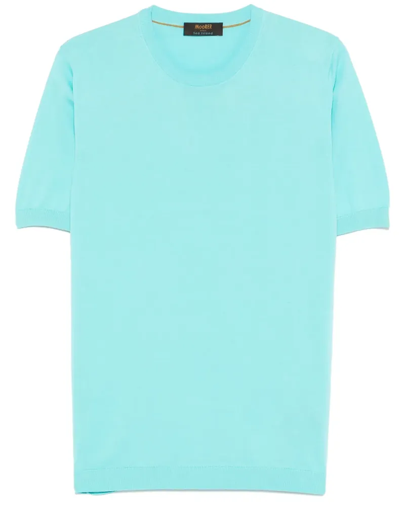 MOORER Jude T-Shirt - Blau Blau