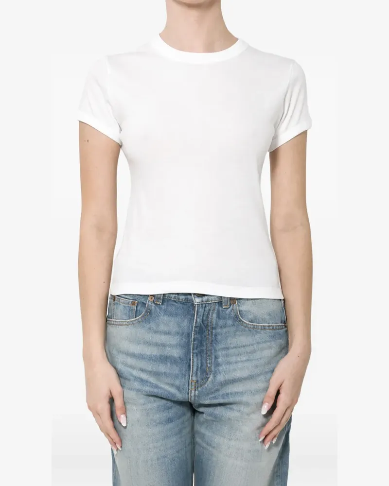 Saint Laurent T-Shirt mit Cassandre-Motiv - Weiß Weiß