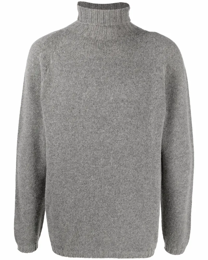 LARDINI Pullover mit Rollkragen - Grau Grau