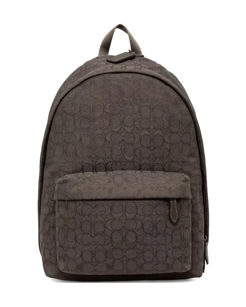 Coach Rucksack mit Monogrammmuster - Grün Grün
