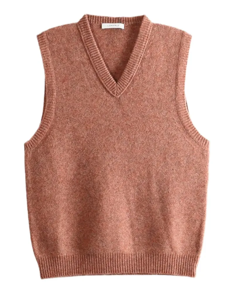 Christophe Lemaire Pullunder mit V-Ausschnitt - Orange Orange