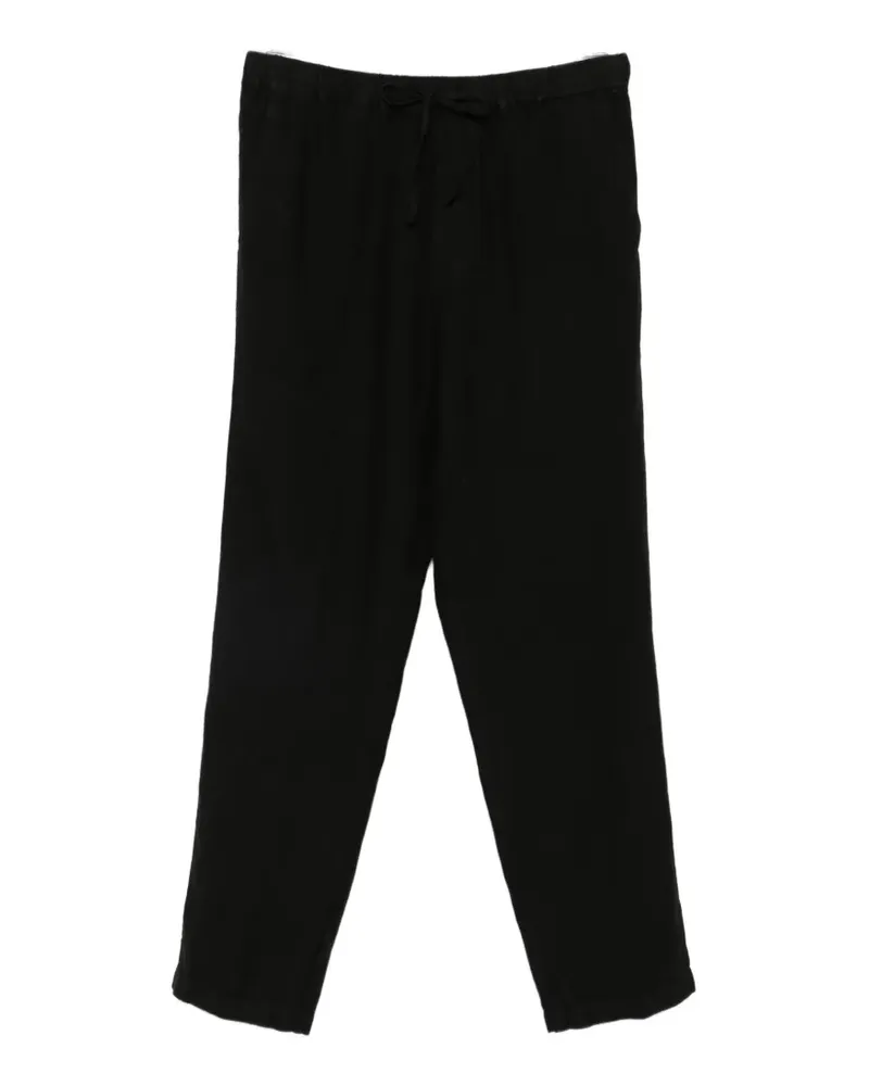 120% Lino drawstring trousers - Schwarz Schwarz