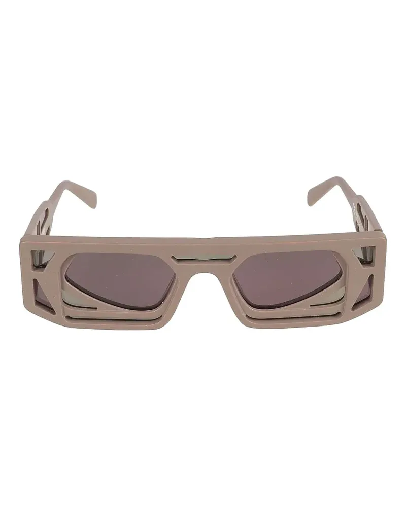 KUBORAUM T9 square-frame sunglasses - Nude Nude