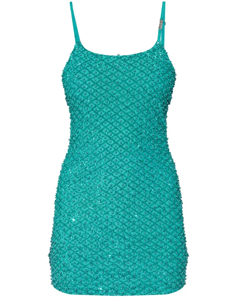 Versace Jeans Minikleid mit Strass - Blau Blau