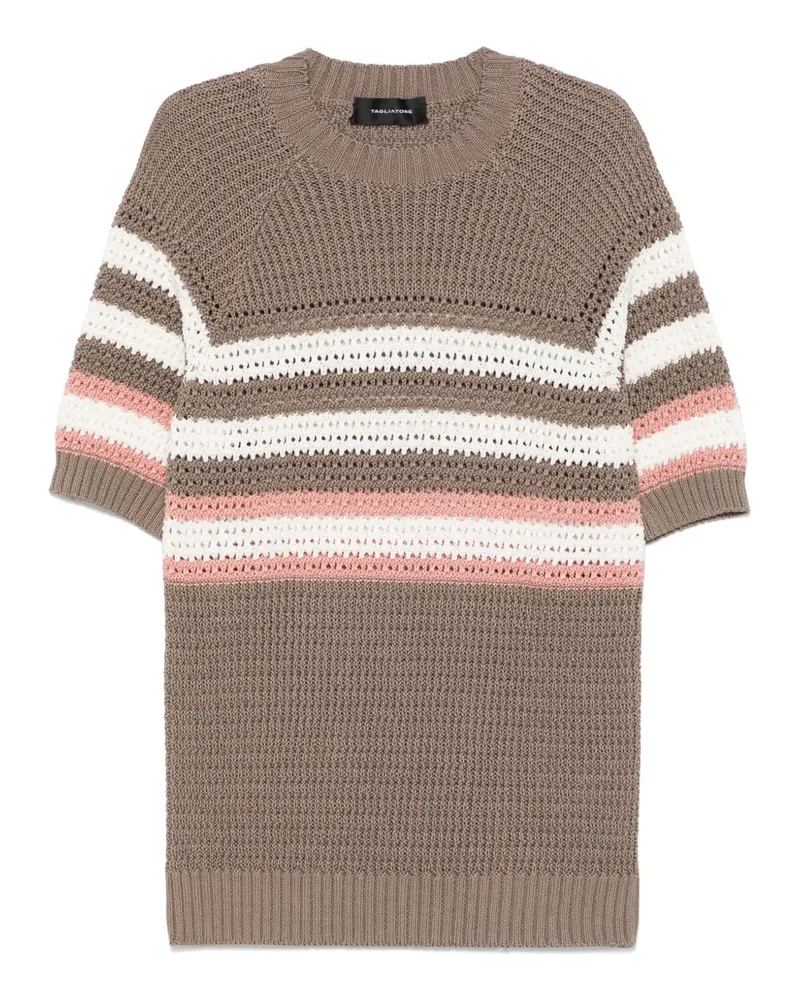 Tagliatore Titus' T-Shirt - Braun Braun