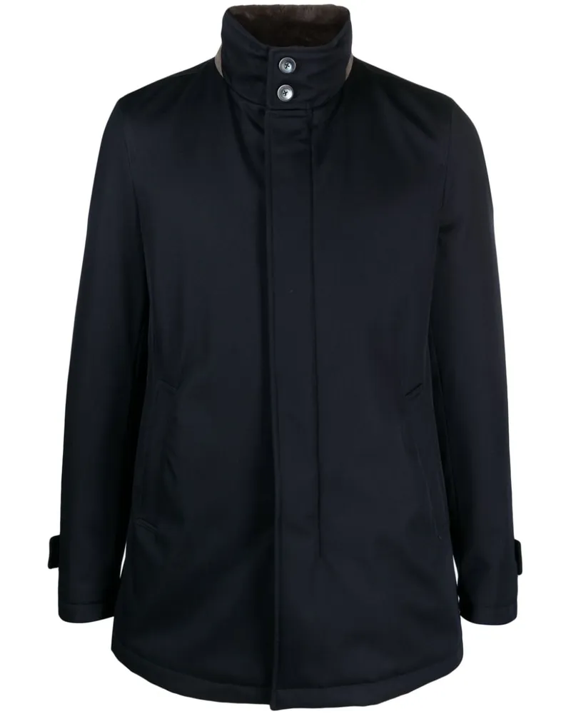 Herno Jacke mit Stehkragen - Blau Blau