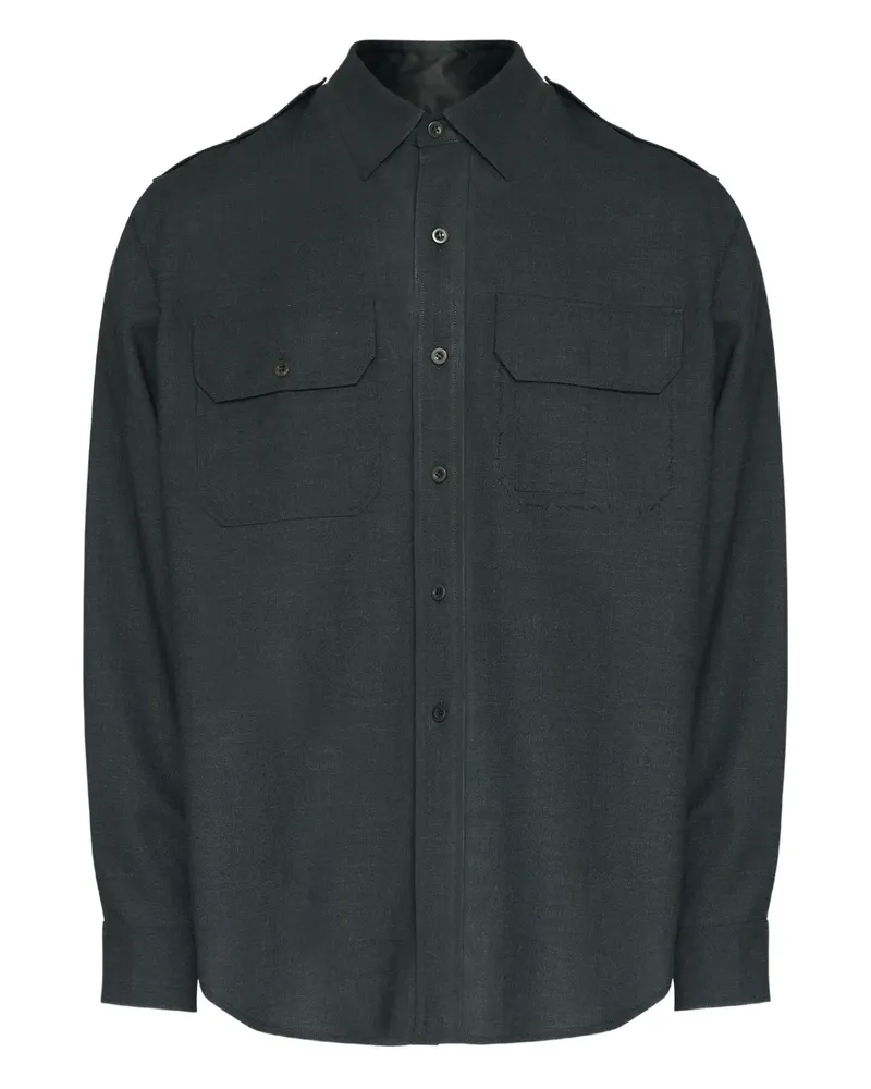 Maison Margiela Langärmeliges Hemd - Grau Grau