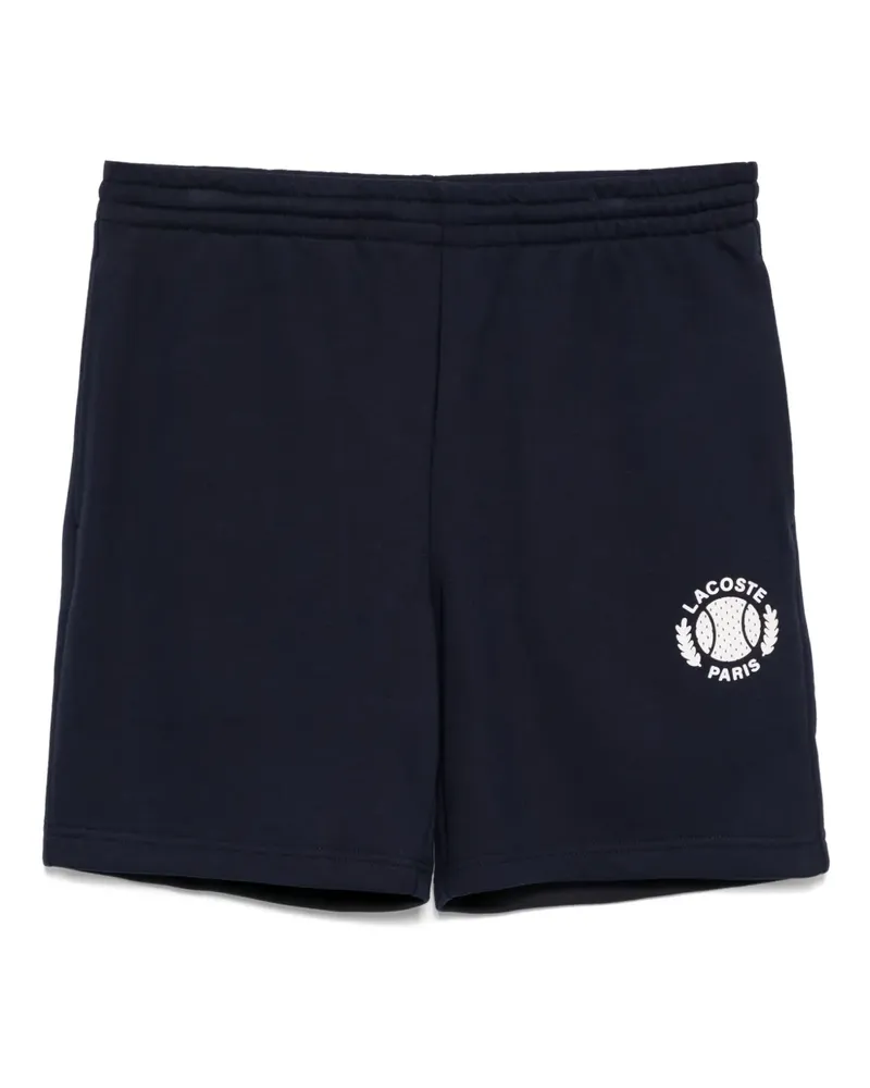 Lacoste Fleece-Shorts mit 3D-Print - Blau Blau