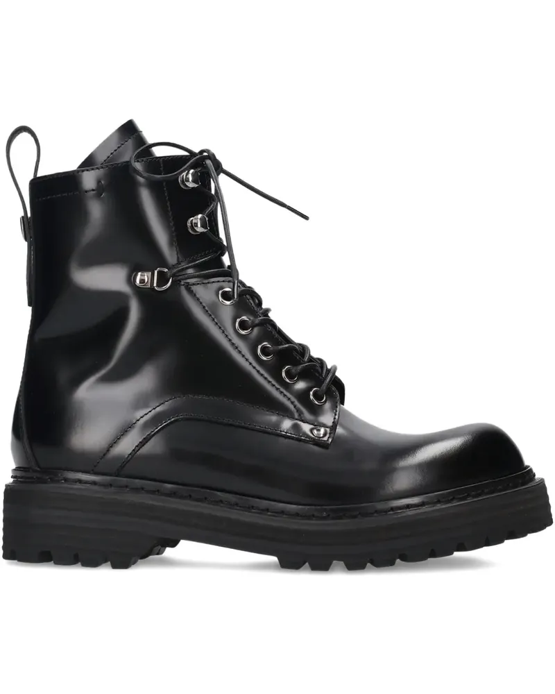 Premiata lace-up ankle boots - Schwarz Schwarz