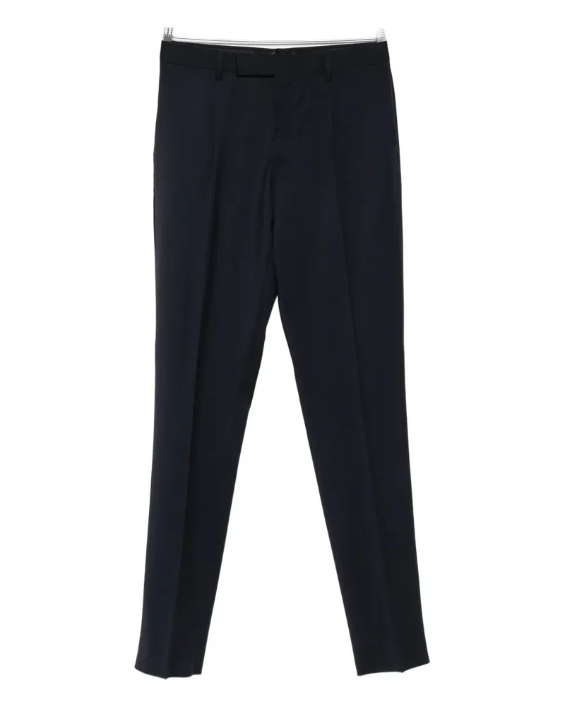 LARDINI pleat-detail trousers - Blau Blau