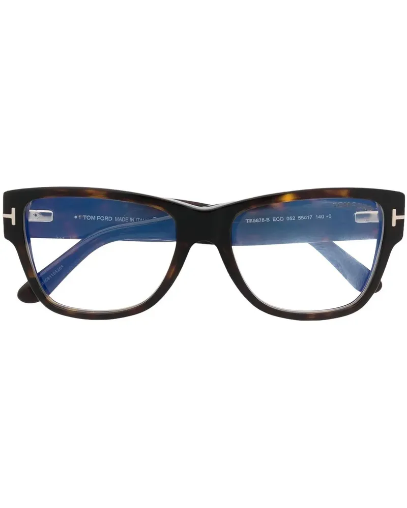 Tom Ford Brille in Schildpattoptik - Schwarz Schwarz