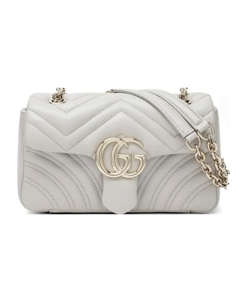 Gucci quilted logo shoulder bag - Nude Nude