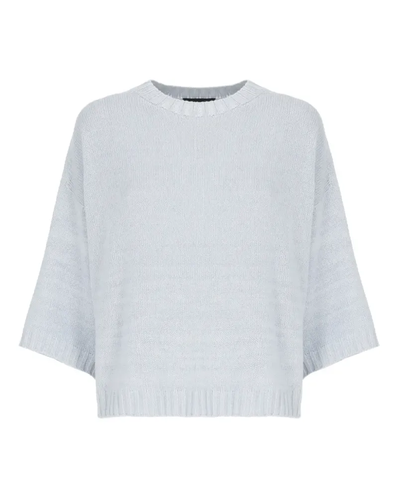 Fabiana Filippi short-sleeve knitted sweater - Blau Blau