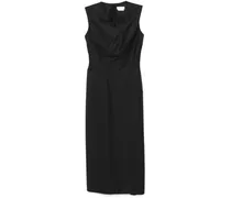 Midikleid mit Nadelstreifen - Grau