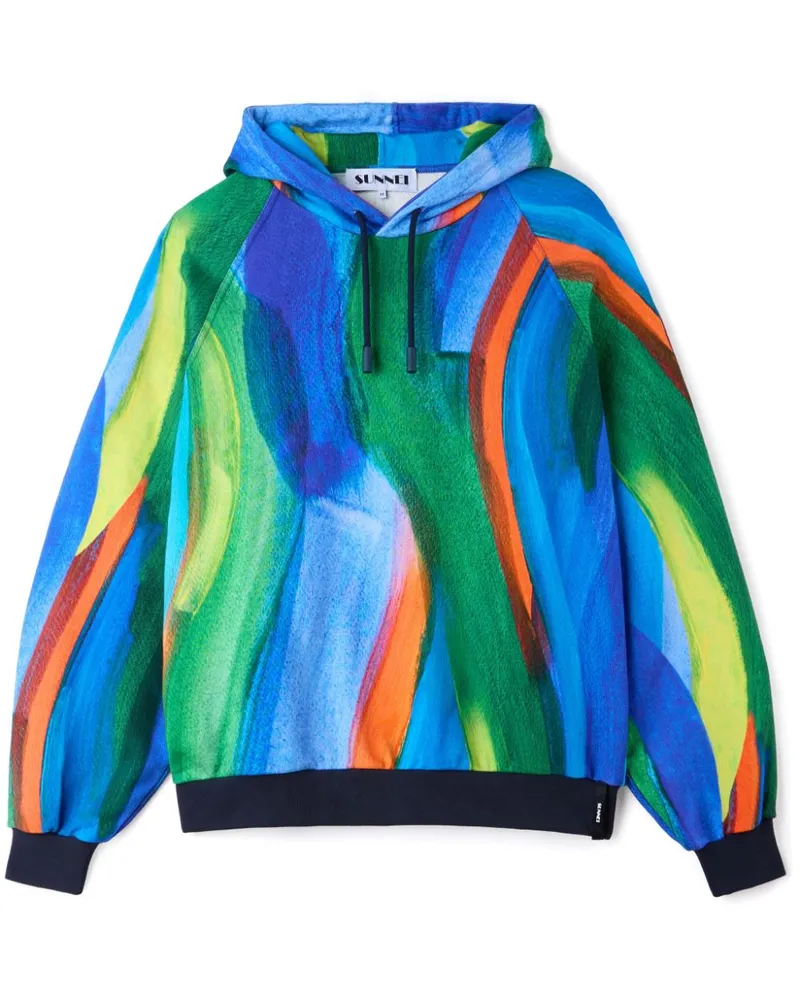SUNNEI Eiws Hoodie mit Stickerei - Blau Blau