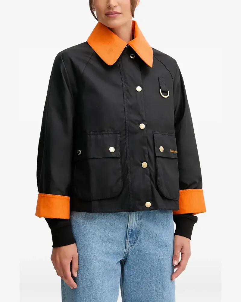 Barbour Spey logo-embroidered jacket - Schwarz Schwarz