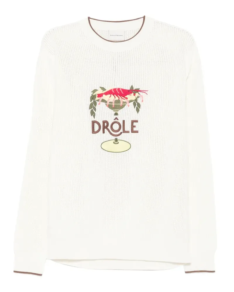 Drôle de Monsieur Maille Lobster Cup sweater - Nude Nude