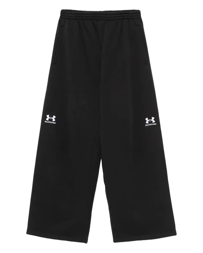 Balenciaga elasticated logo trousers - Schwarz Schwarz