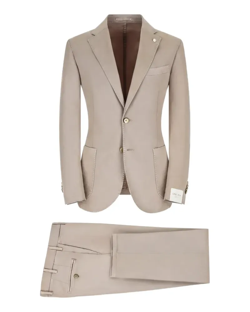 Luigi Bianchi Mantova single-breasted suit - Nude Nude