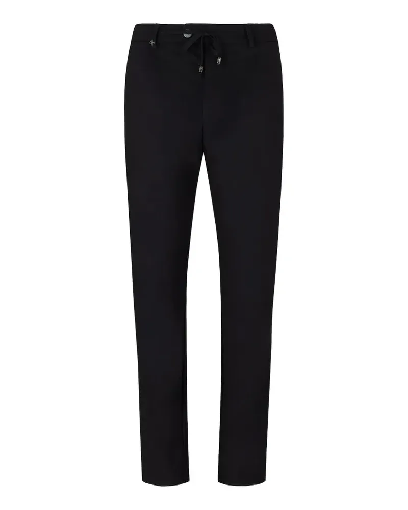 DISTRETTO12 High-Perform12 syntdrawstring-fastening trousers - Schwarz Schwarz