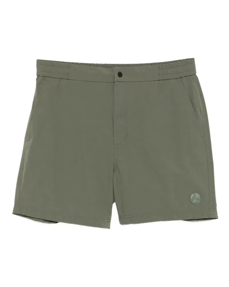 People of Shibuya logo-patch swim shorts - Grün Grün
