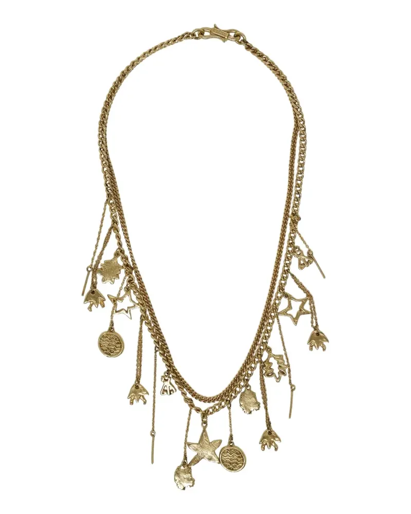 ALEMAIS charm-embellished curb-chain necklace - Gold Gold
