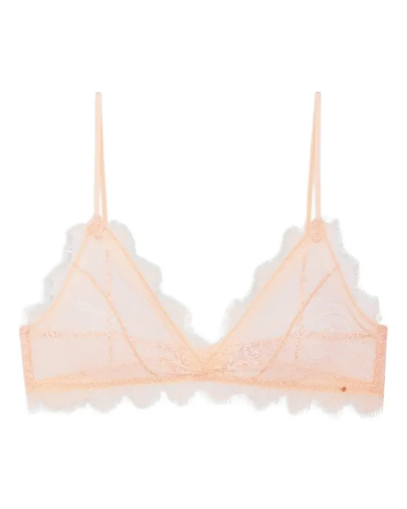 Anine Bing BH aus Spitze mit Besatz - Nude Nude